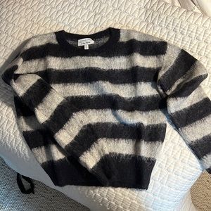 & Other Stories striped wool cropped sweater